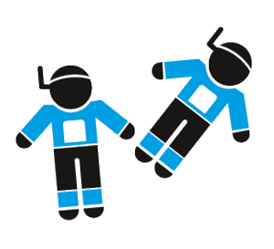 Bild mit 2 Astronauten