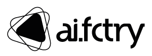 logo mit abgerundeten Dreiecken in schwarz weiß