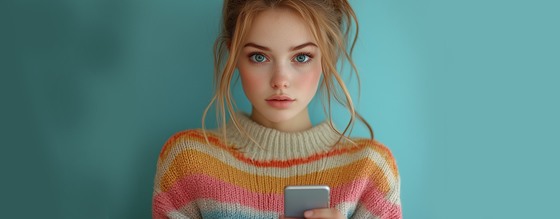 Best-of-Breed: KI-Agenten Frau mit smartphone