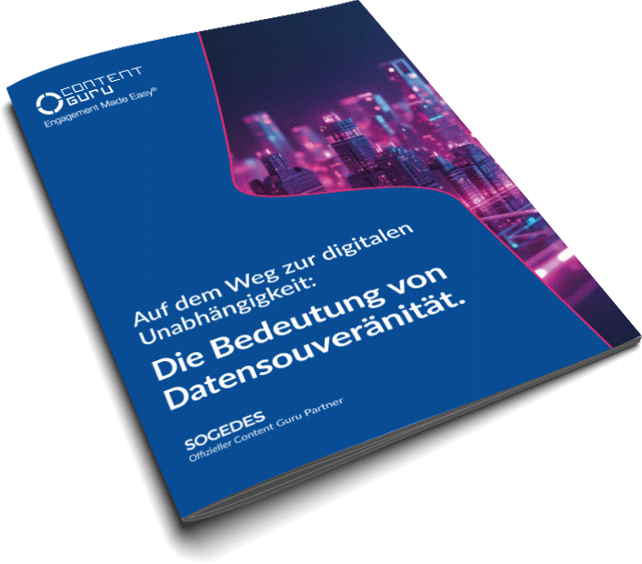 Auf dem Weg zur digitalen Unabhängigkeit: Die Bedeutung von Datensouveränität Whitepaper